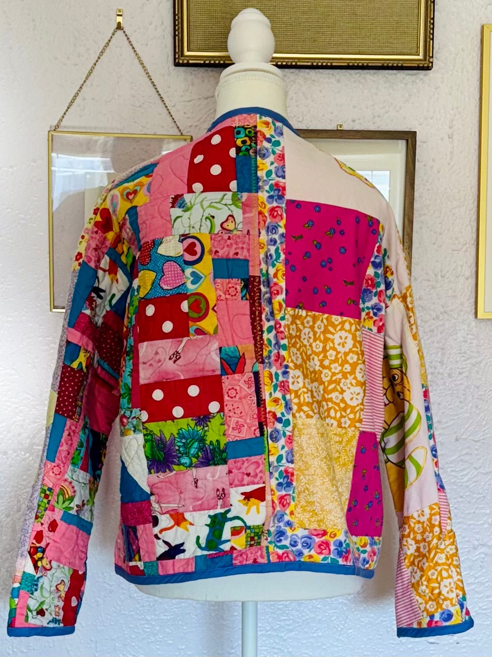 Quilt Jacket in Baby Quilts - Size S Oversized